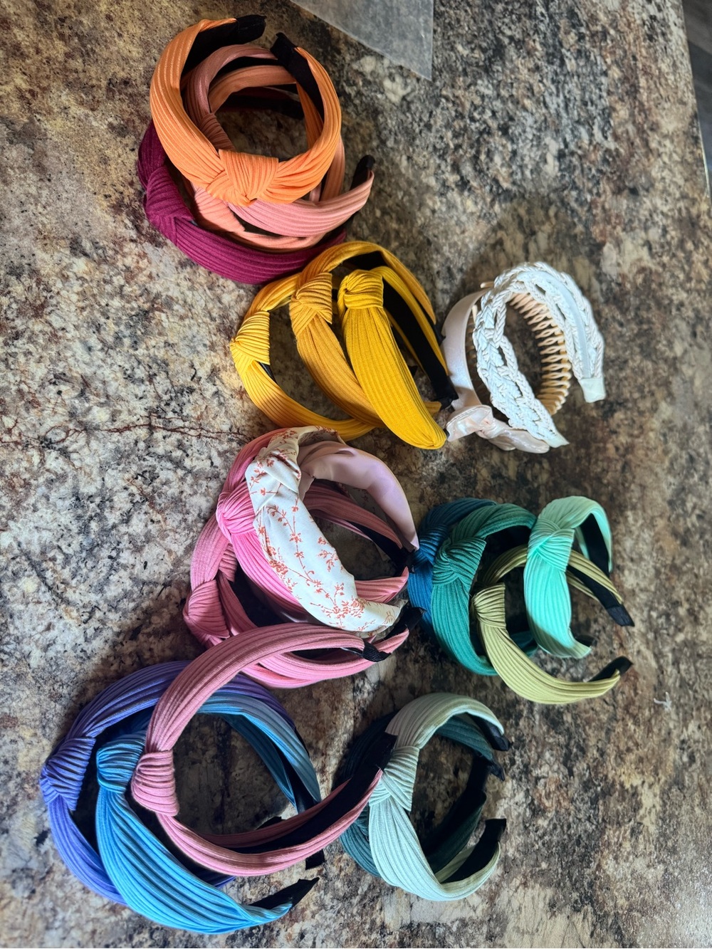 Assorted Women's Knotted Headbands - Multi-Color Pack 28 pieces